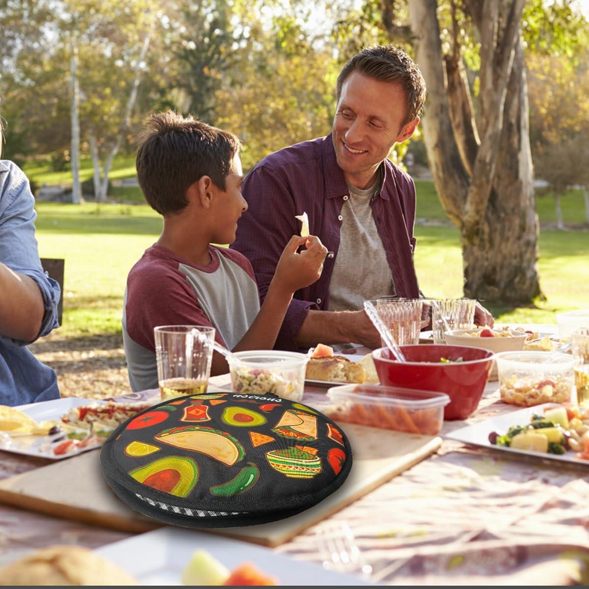 Bolsa Calentadora de Tortillas NSIRONS 30 cm 2 Piezas Negro/Naranja