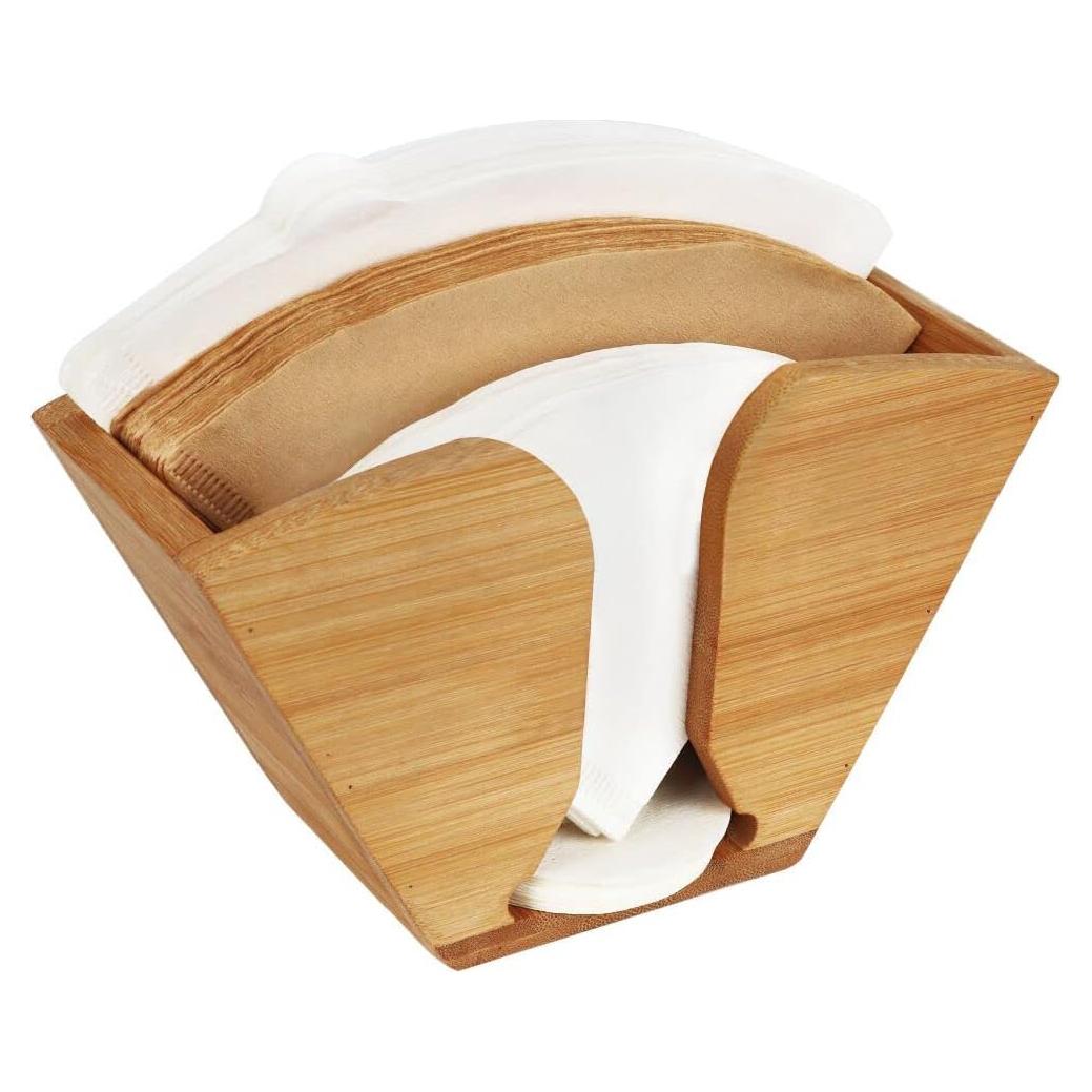 Soporte de Filtro de Café de Bambú Unibene para Aeropress y Chemex