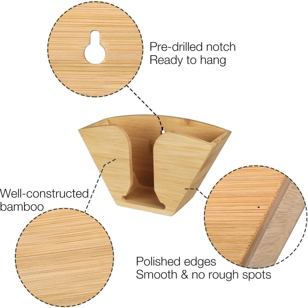 Soporte de Filtro de Café de Bambú Unibene para Aeropress y Chemex