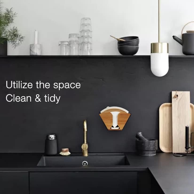 Soporte de Filtro de Café de Bambú Unibene para Aeropress y Chemex