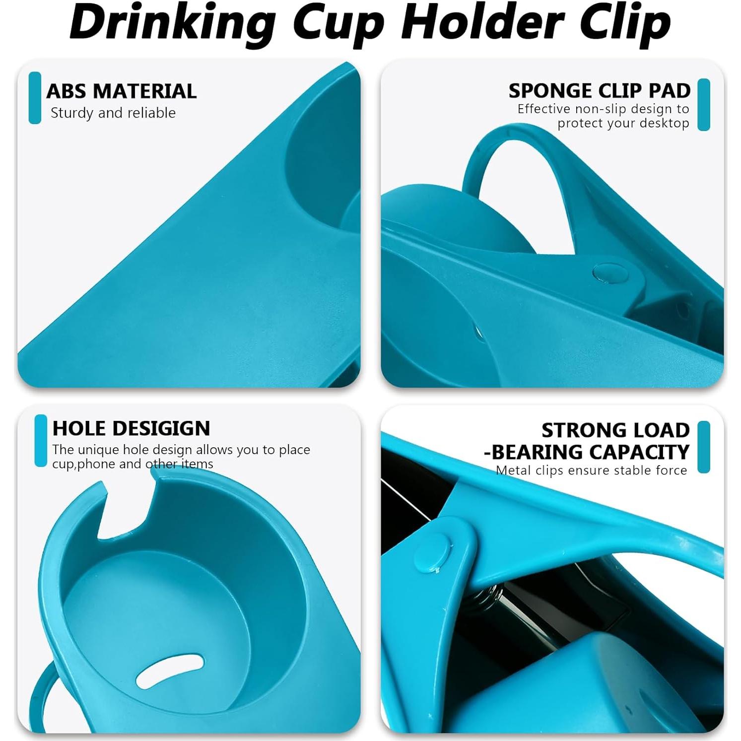 Soporte para Tazas Biaungdo Pack de 3 ABS Verde Azul Amarillo