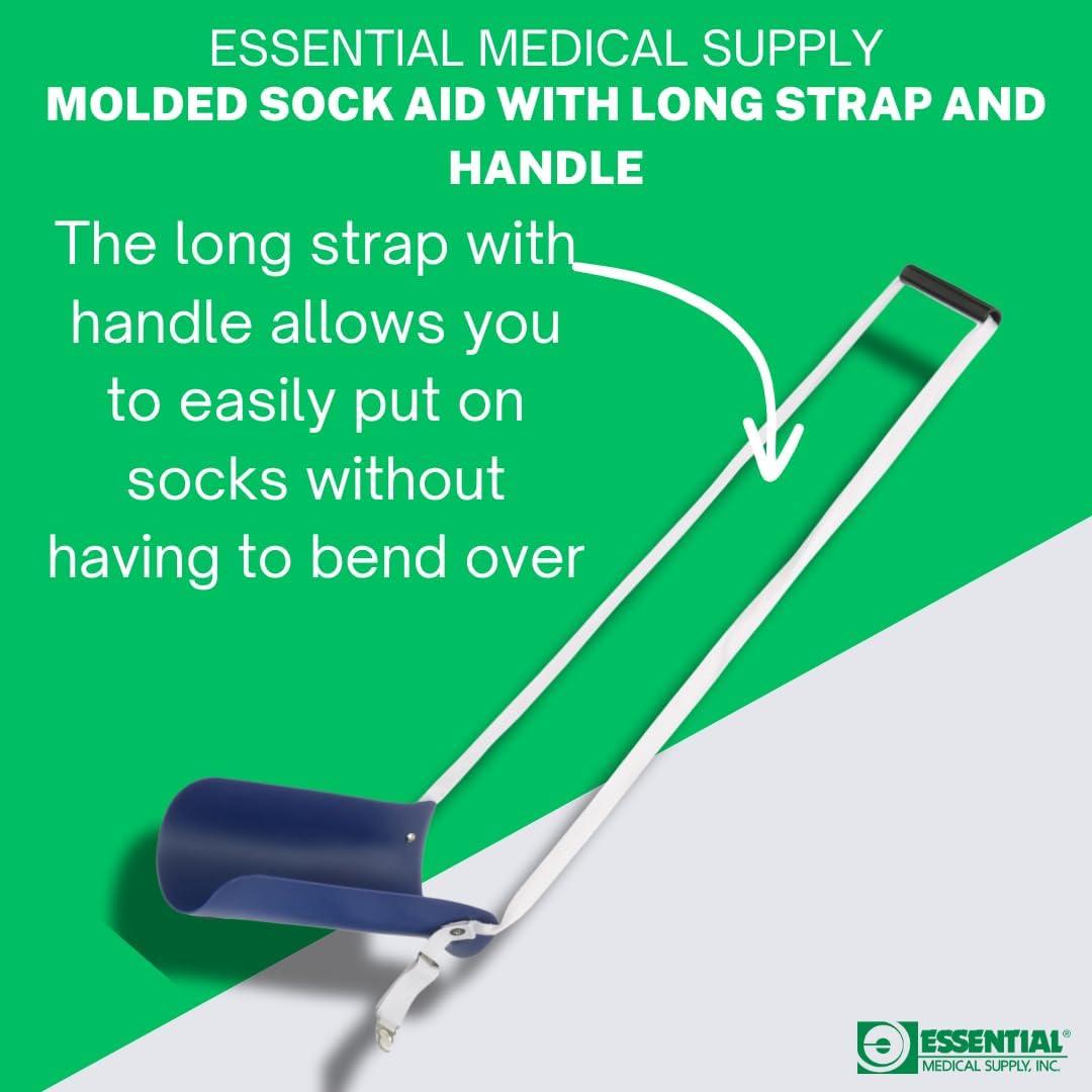 Ayuda para Poner Calcetines Deluxe Essential Medical - Plástico Duro