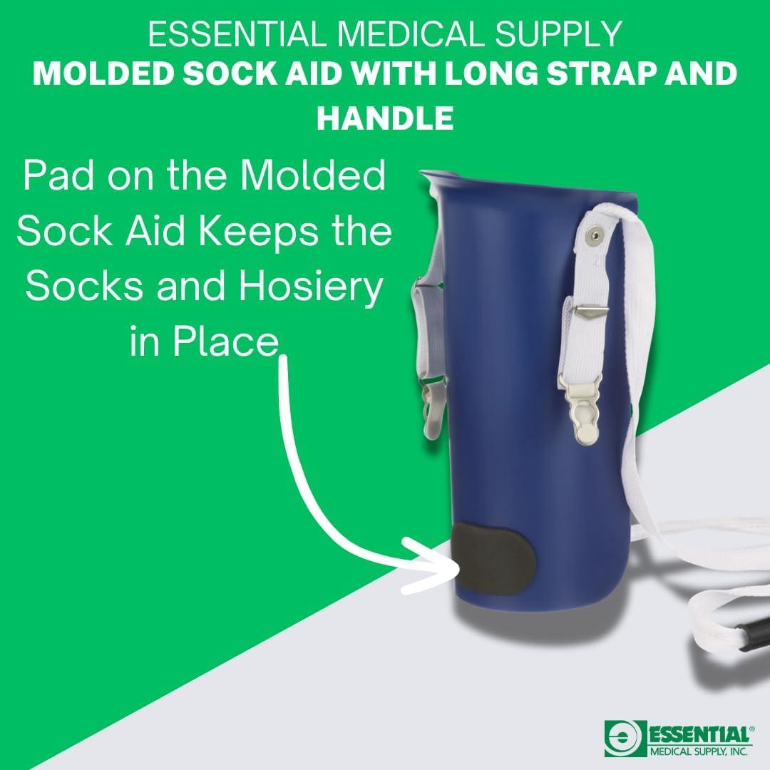 Ayuda para Poner Calcetines Deluxe Essential Medical - Plástico Duro