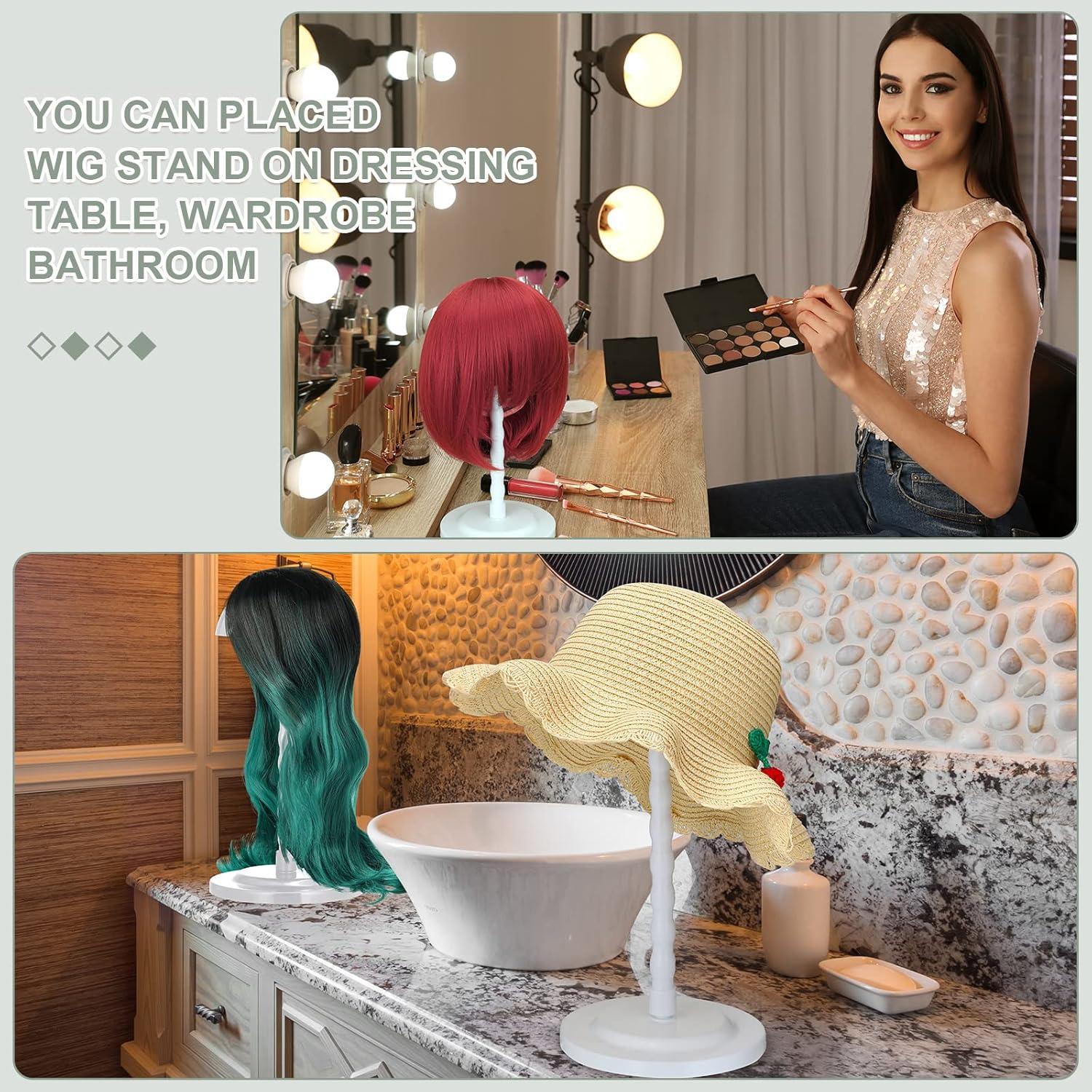 Soporte para Pelucas Reginary 8 Piezas 35.1 cm Antideslizante