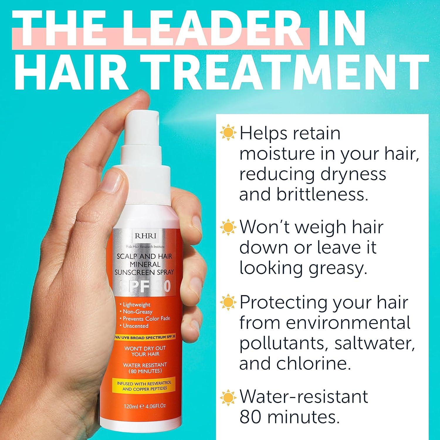 Spray Solar para Cabello Rida SPF 30 | Protección UV 120 ml