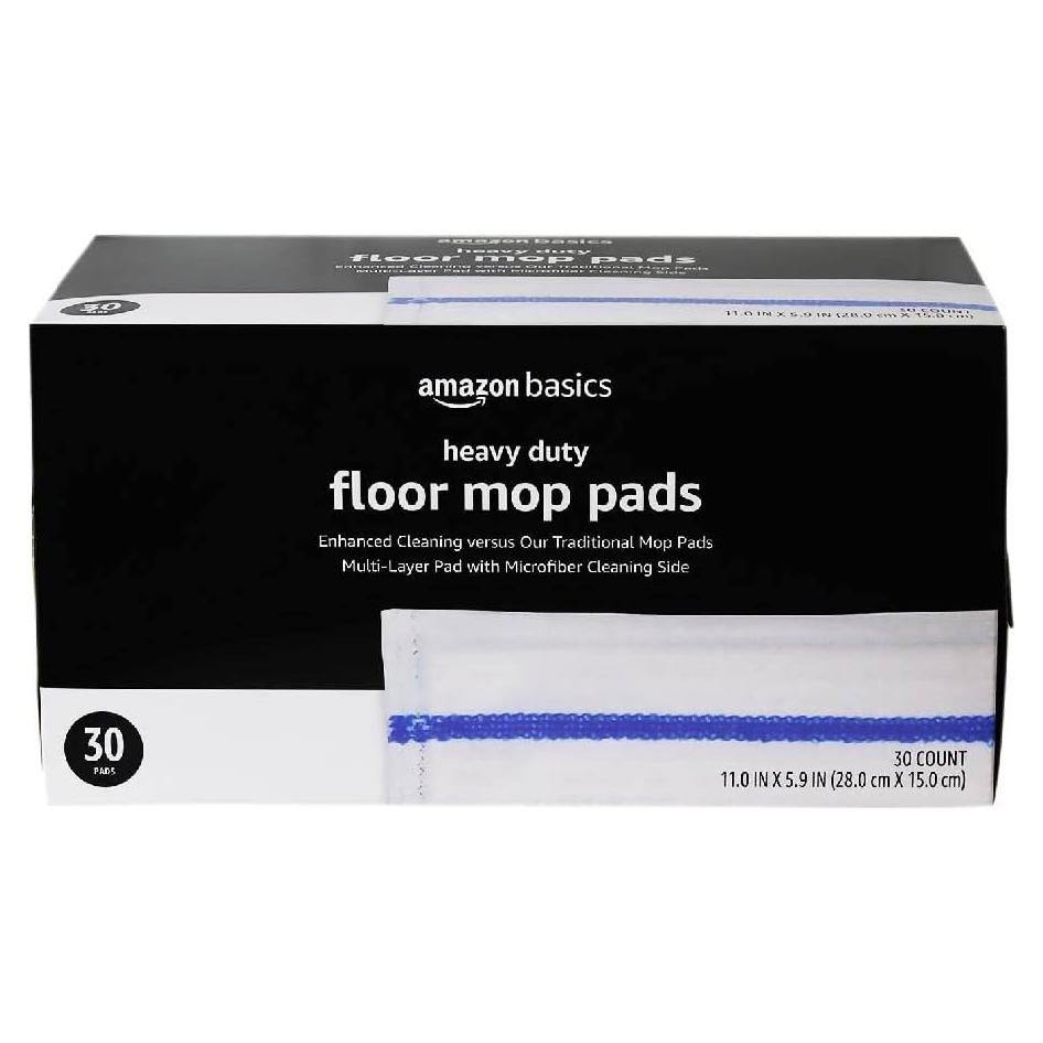 Almohadillas de Mopa de Microfibra Amazon Basics 30 Unidades