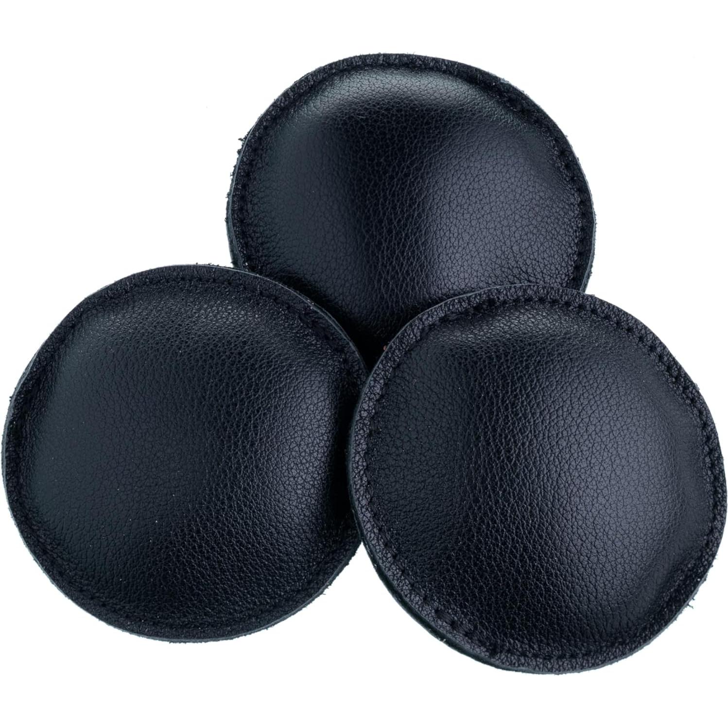 Pesas de Patrón de Cuero The Quilted Bear 4 x 50mm Negro