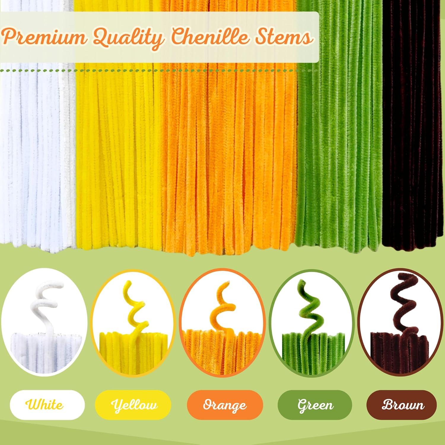 Kit de Manualidades de Limpiapipas YYUENGTAK 500 Pcs