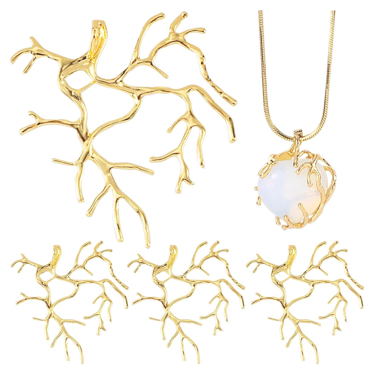 Plantillas de Joyería en Rama Isslly - 4 Piezas Doradas