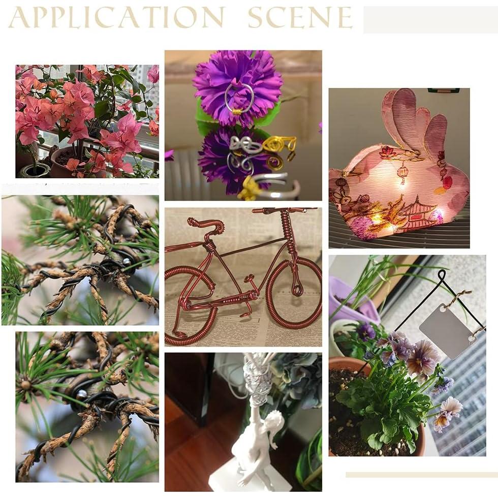 Alambre de Aluminio 1mm PH PandaHall 10 Colores 198 Metros