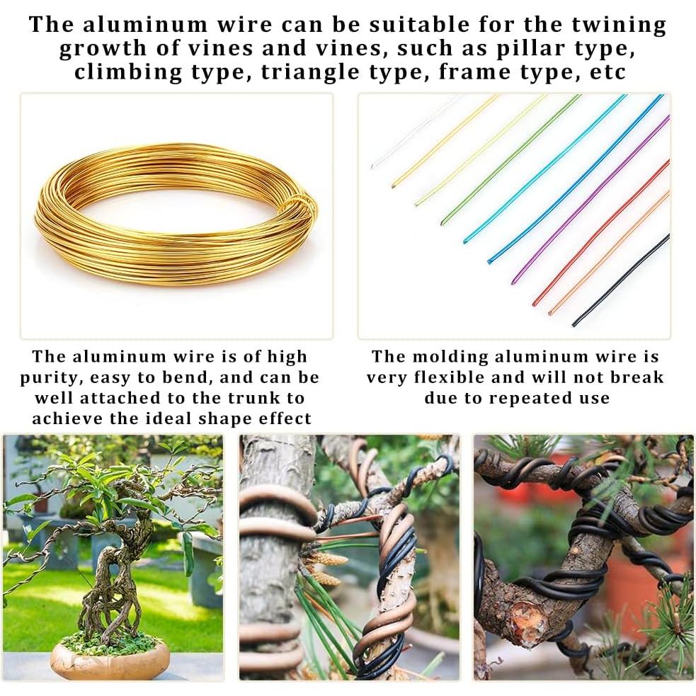 Alambre de Aluminio 1mm PH PandaHall 10 Colores 198 Metros