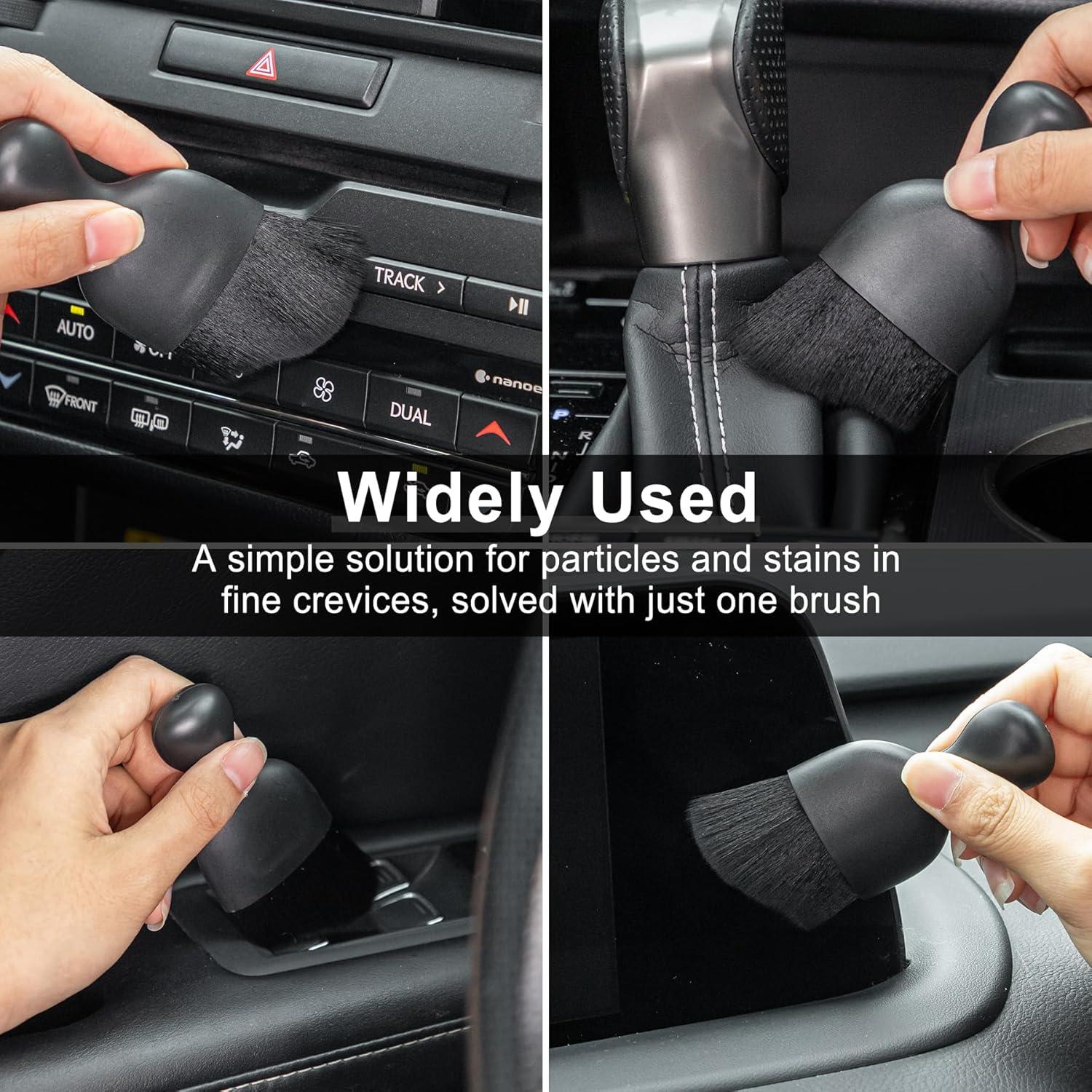 Cepillo de Limpieza Interior GaRhomxy para Automóviles Negro