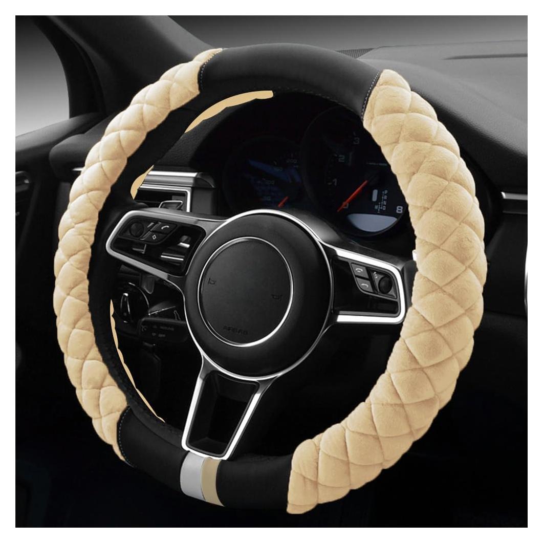 Funda Universal para Volante Cxtiy de Piel Acolchada 38cm