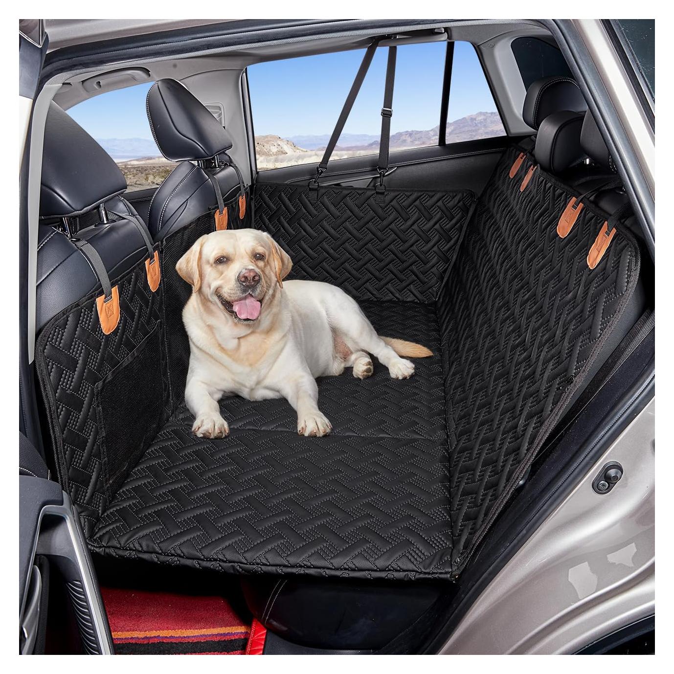Extensor de Asiento Trasero para Perros MAXFUT 132x63cm Negro