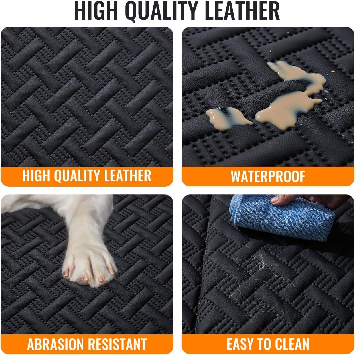 Extensor de Asiento Trasero para Perros MAXFUT 132x63cm Negro