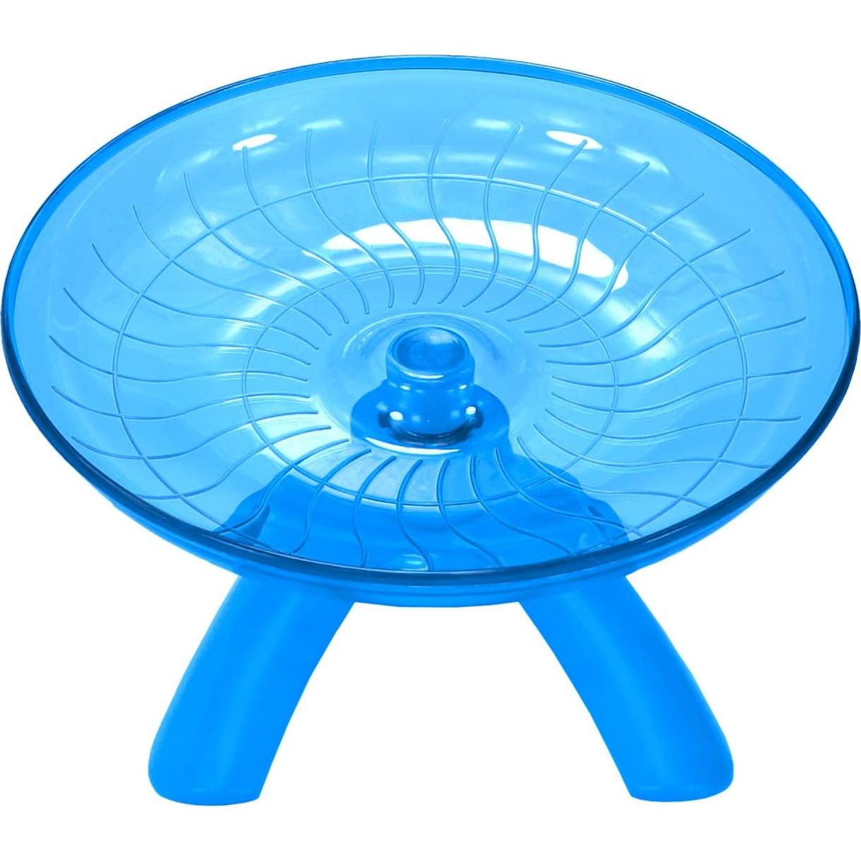 Rueda de Hámster Silenciosa Wontee 18 cm Antideslizante Azul