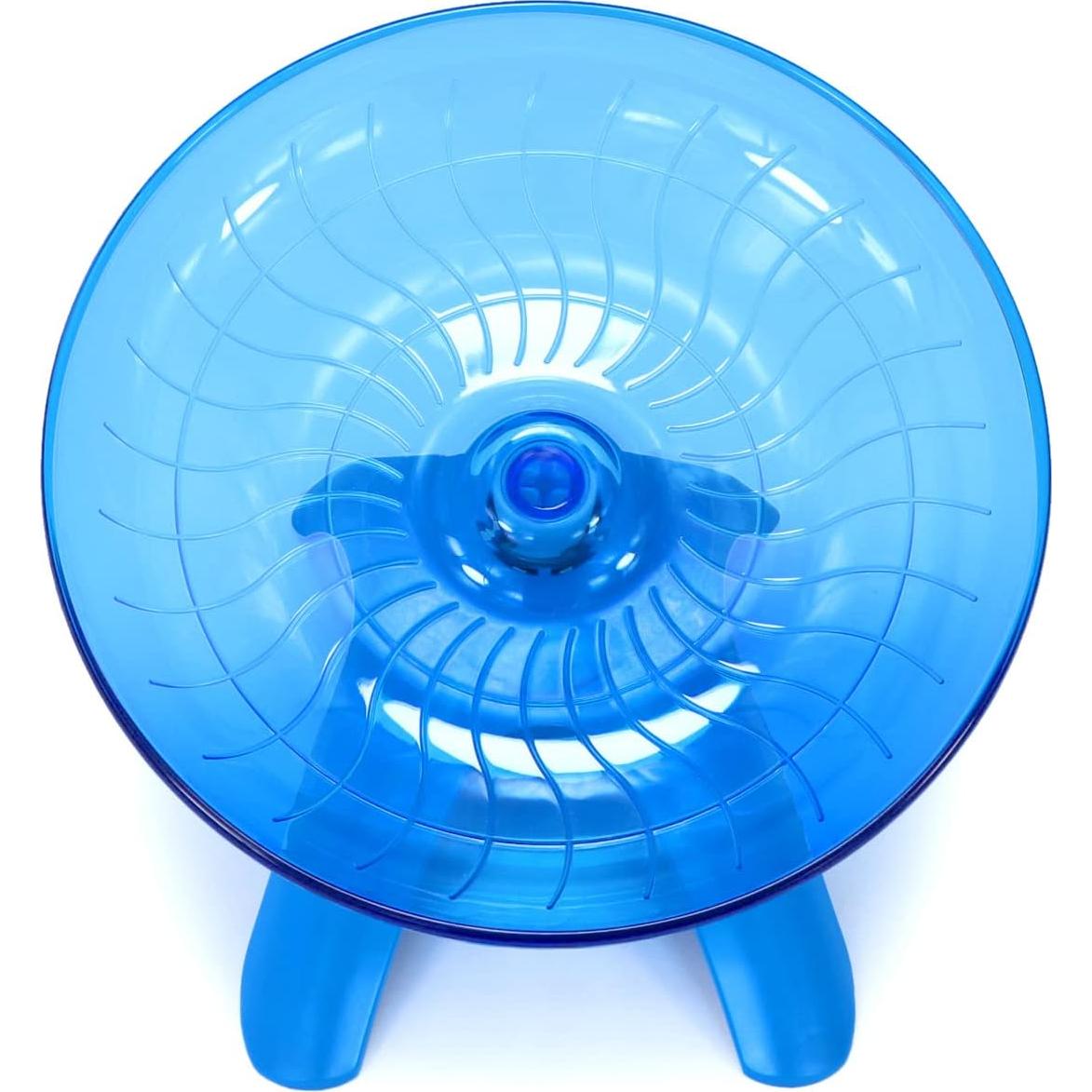 Rueda de Hámster Silenciosa Wontee 18 cm Antideslizante Azul