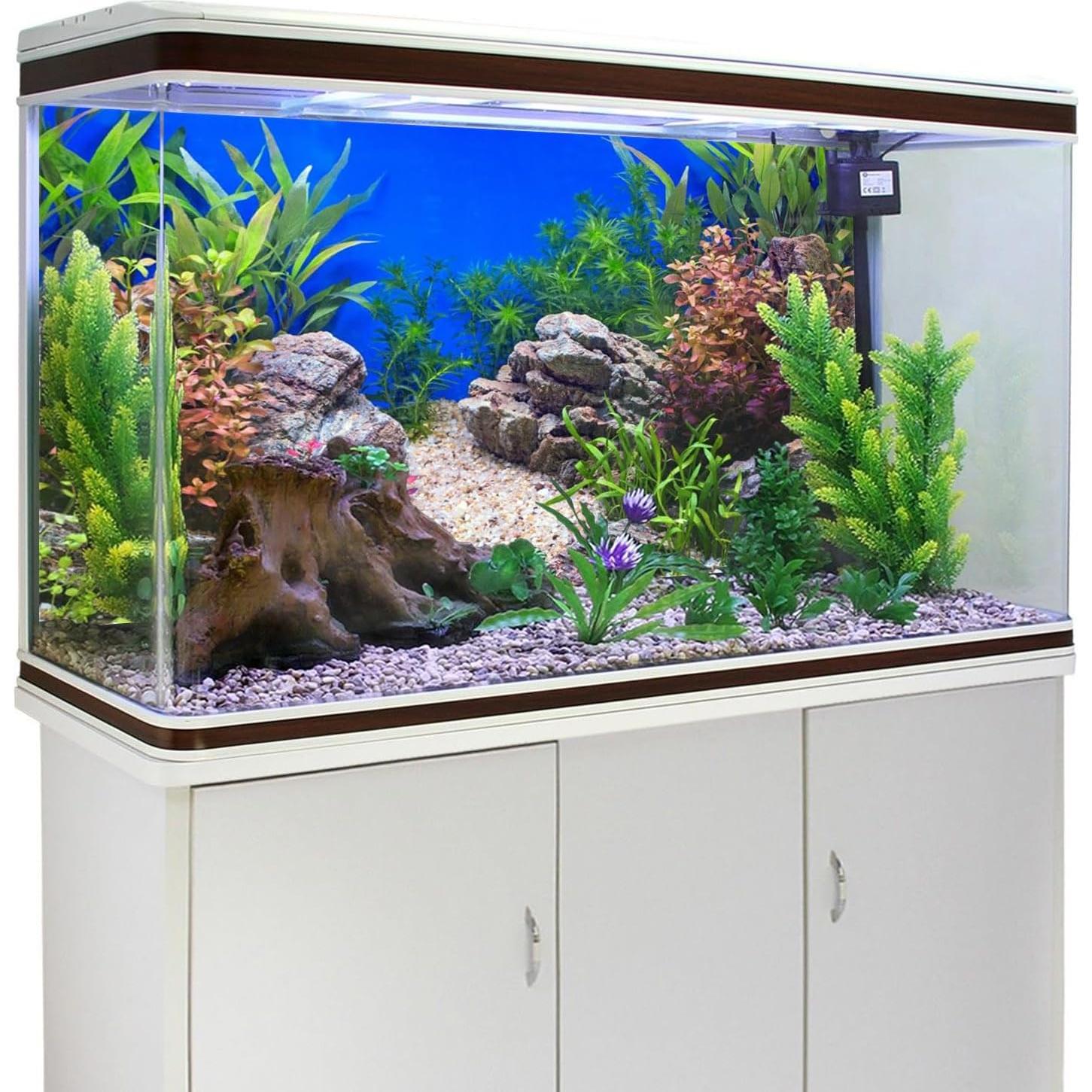 Fondo de Acuario Vinilo AWERT 60x30 cm Plantas Acuáticas