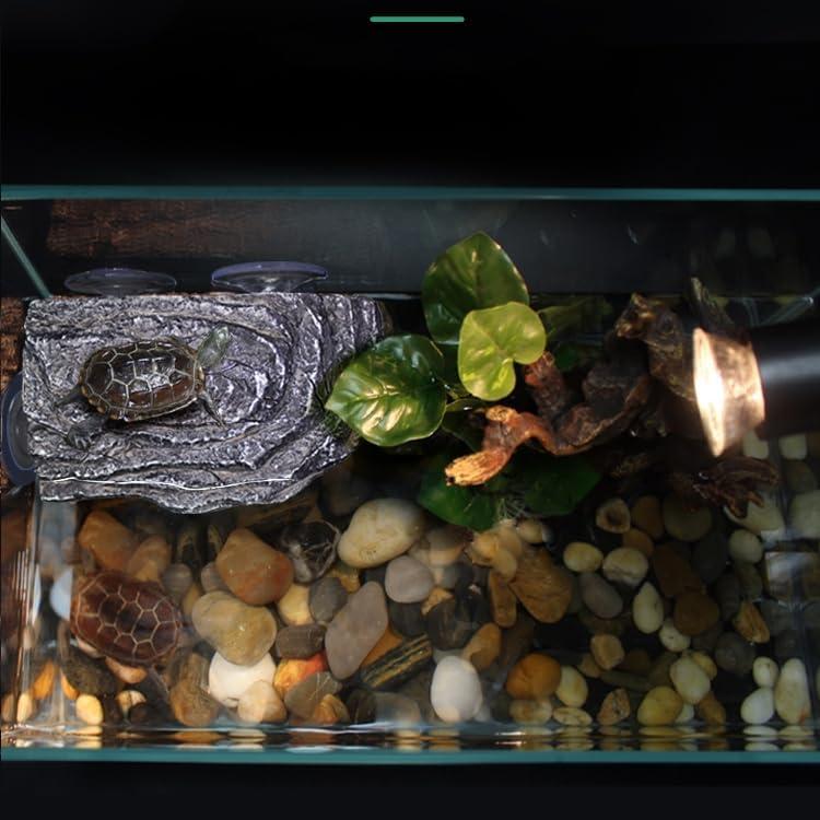 Plataforma de Sol para Tortugas YZHZOM 22x13cm con Ventosas