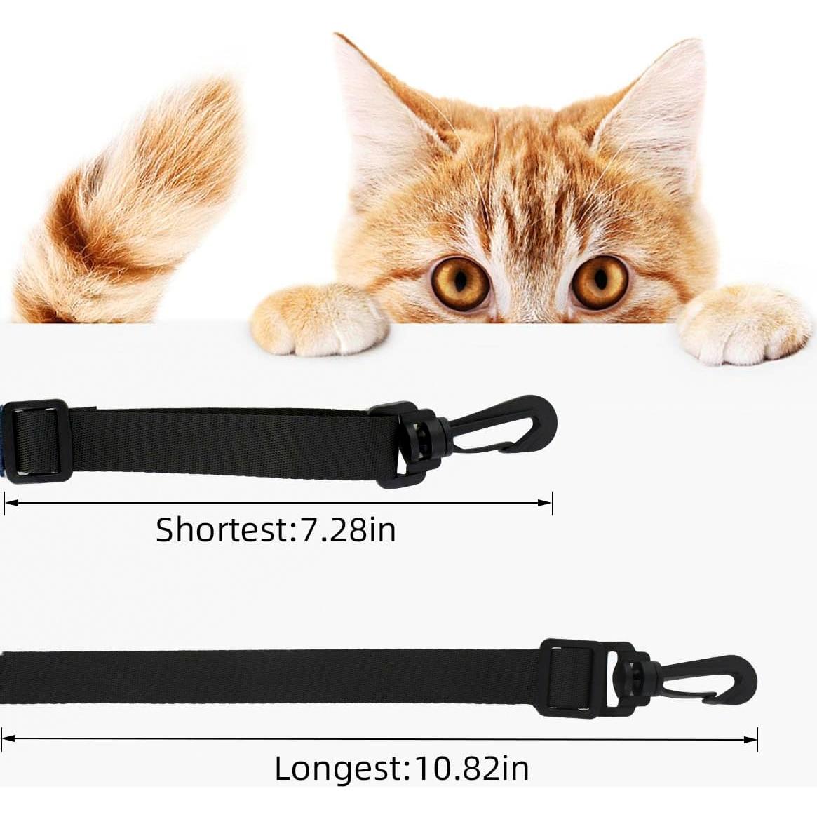 Pet Hammock for Cage Reversible Cat Hanging Hammock Soft Hanging Bed for Ferret Kitten Puppy Cats Small Dogs Rabbits Small Animals Double-Sided Pet Cage Hammock with Adjustable Straps & Plastics Hooks