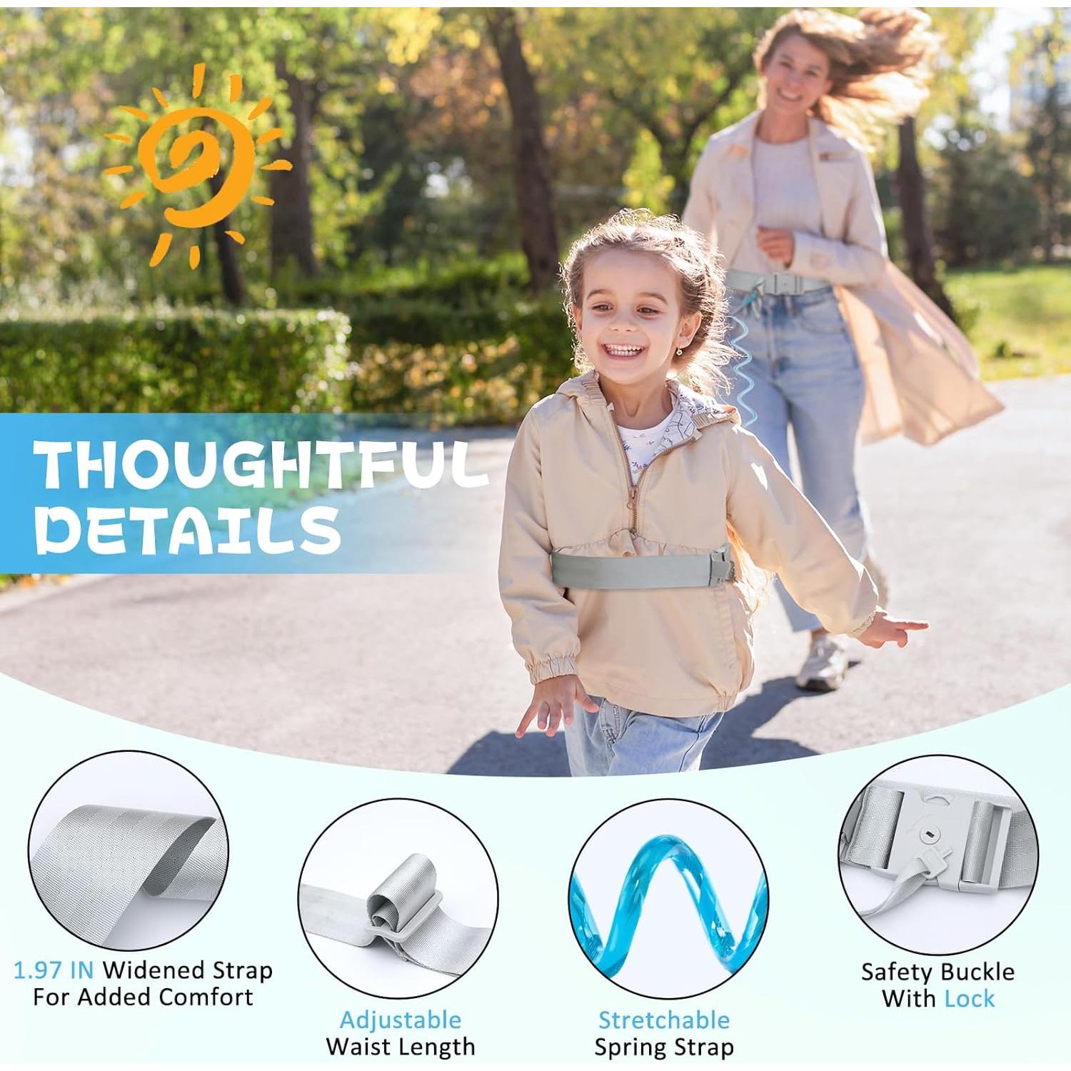 Arnés de Cintura JXM para Niños con Bloqueo - Azul