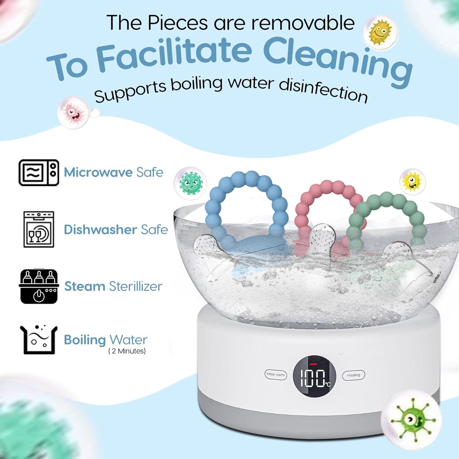 Alimentador de Frutas O'doe con 1 Chupete y 3 Tetinas BPA Free