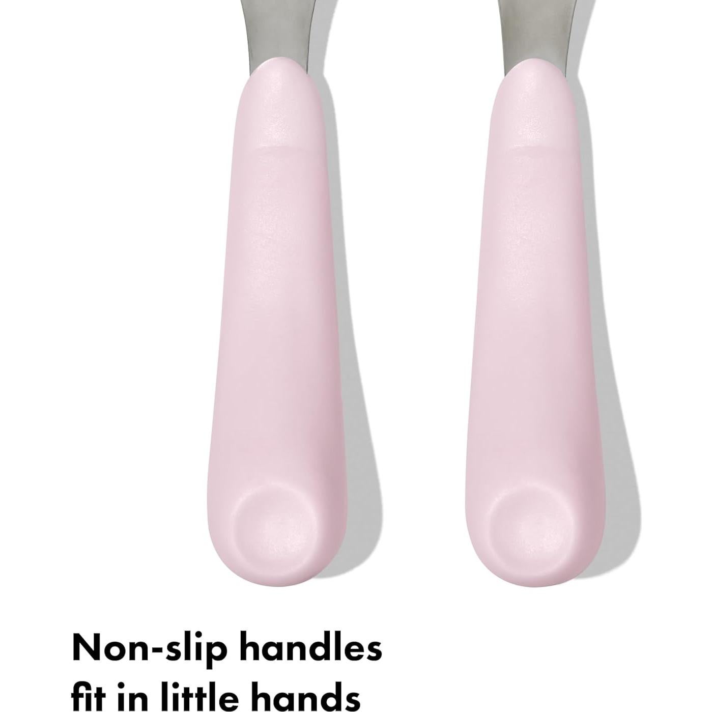 Juego de Tenedor y Cuchara OXO Tot - Acero Inoxidable Flor