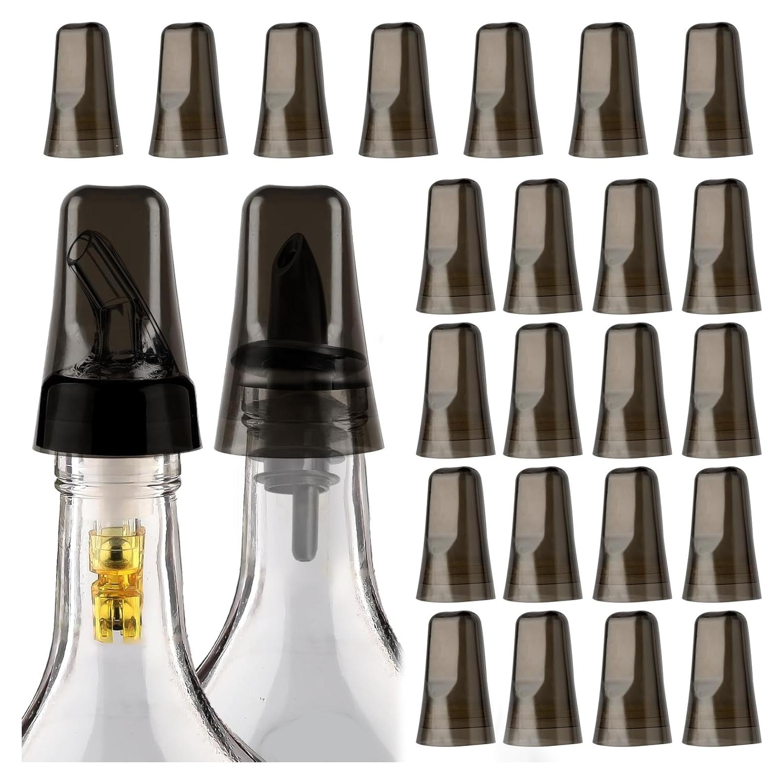 25 Cubiertas de Vertedor SuproBarware - Tapas de Botellas Negros