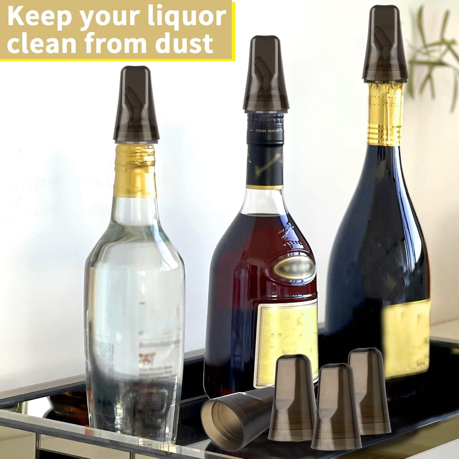 25 Cubiertas de Vertedor SuproBarware - Tapas de Botellas Negros