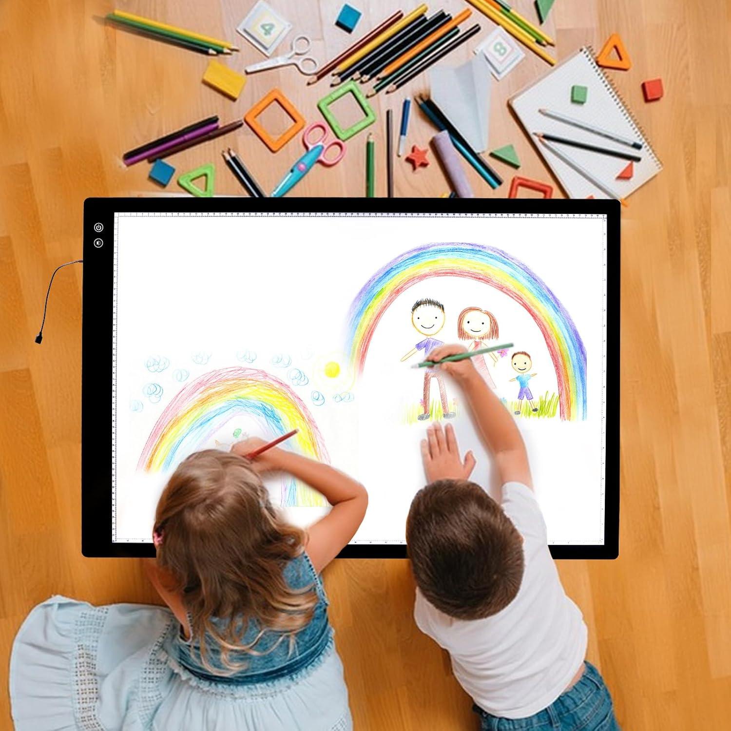 Panel de Luz Recargable YINGWOND A1 90x60cm 3 Modos 6 Niveles