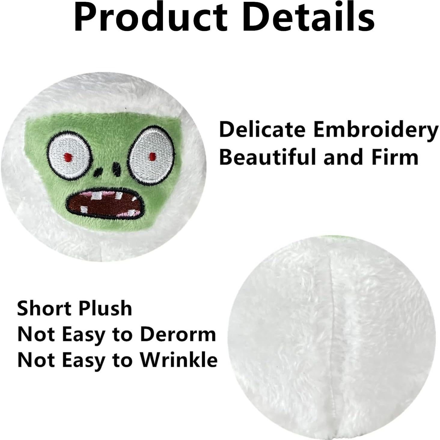 Juguete de Peluche Yeti Zombie JHESAO 26cm Suave PVZ