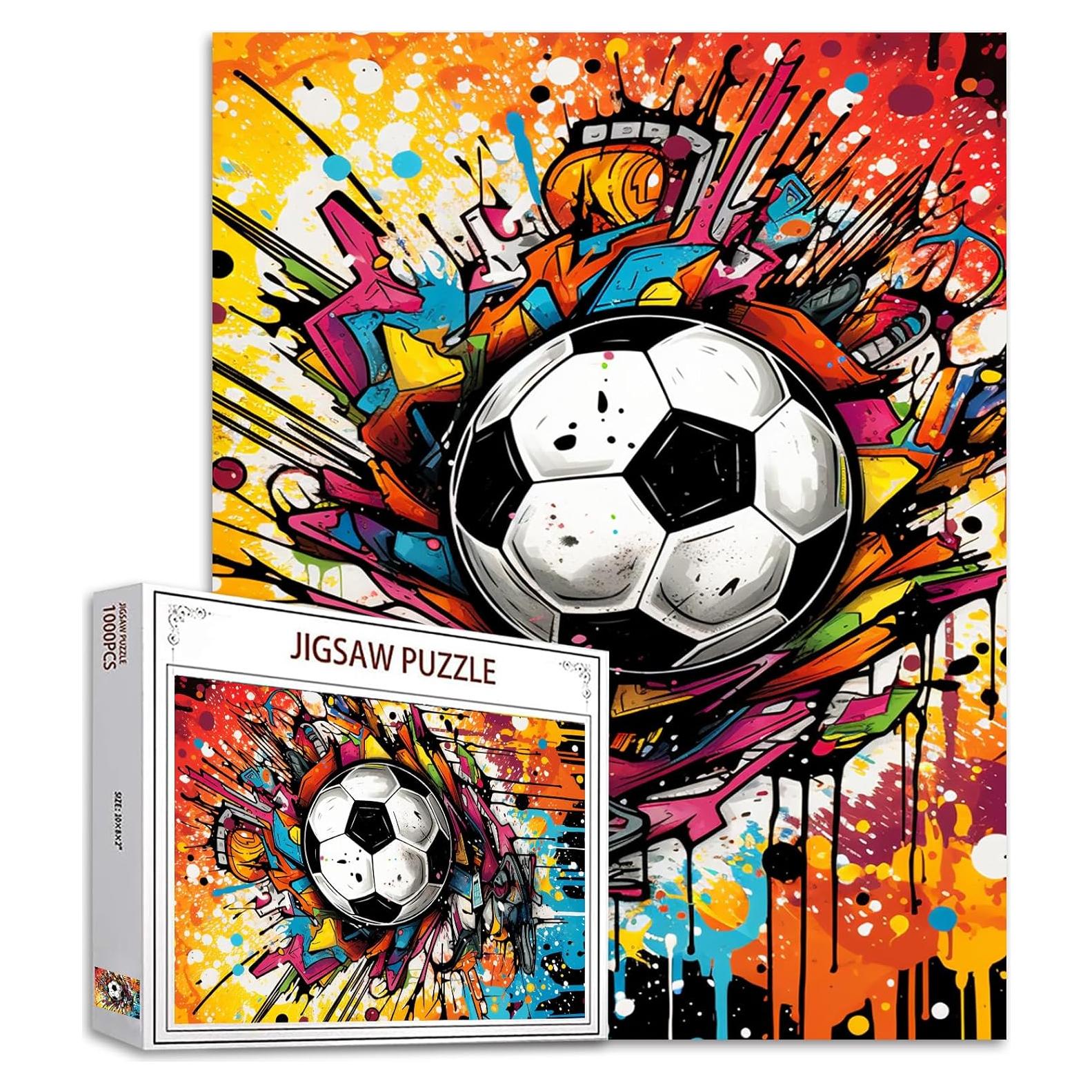 Rompecabezas de 1000 Piezas Fútbol Graffiti WhOops 50x70 cm