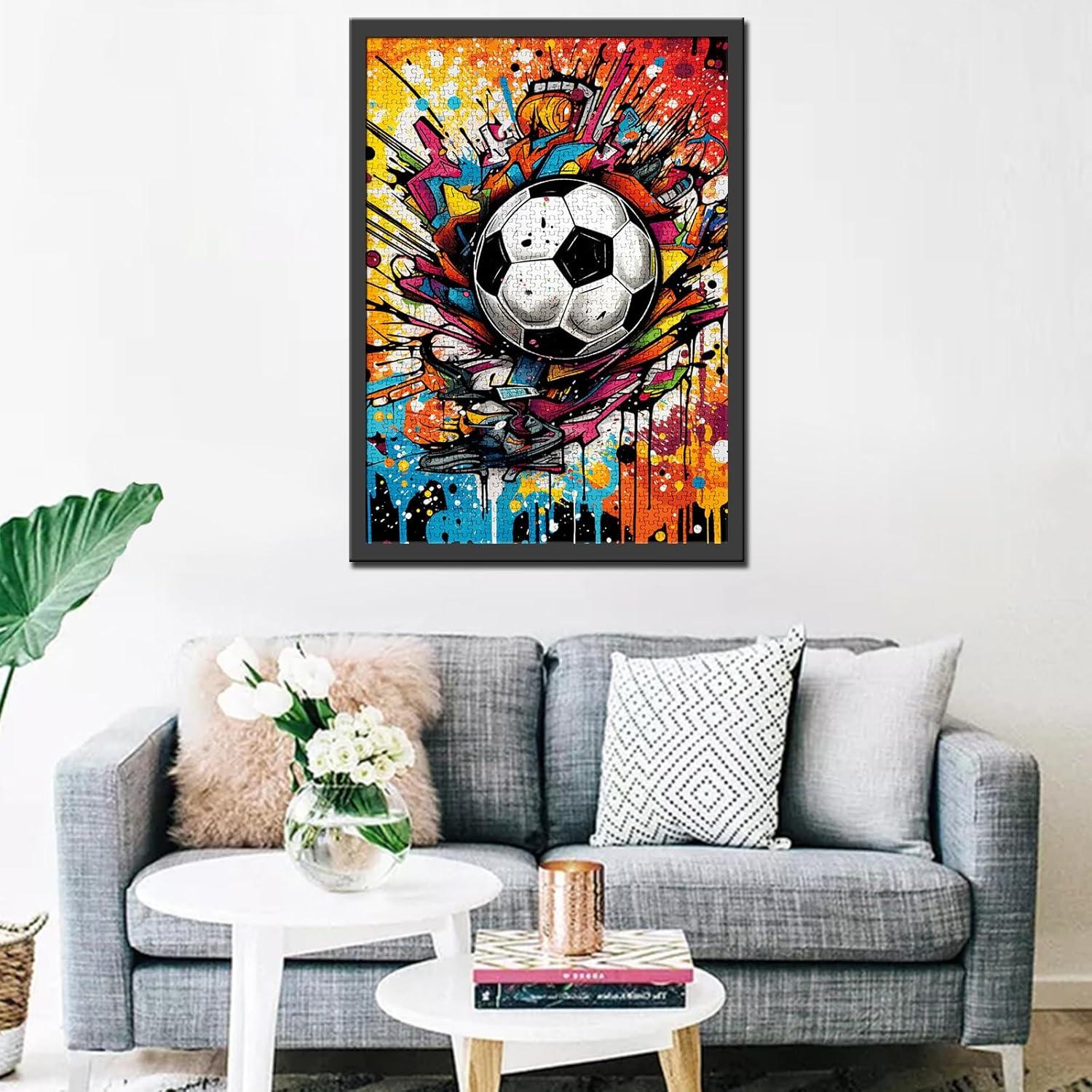 Rompecabezas de 1000 Piezas Fútbol Graffiti WhOops 50x70 cm