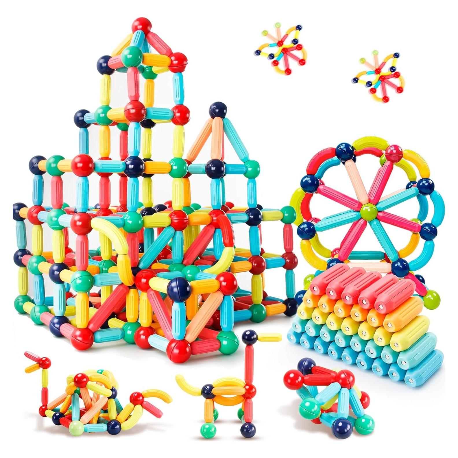 Bloques Magnéticos DMOIU 36 Piezas Juguete Educativo STEM