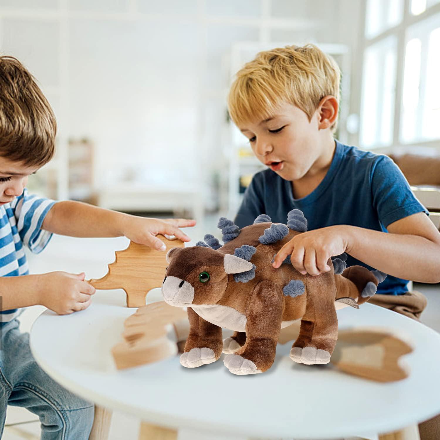 Juguete de Peluche Anquilosaurio 45 cm AULUDA - Suave y Abrazable