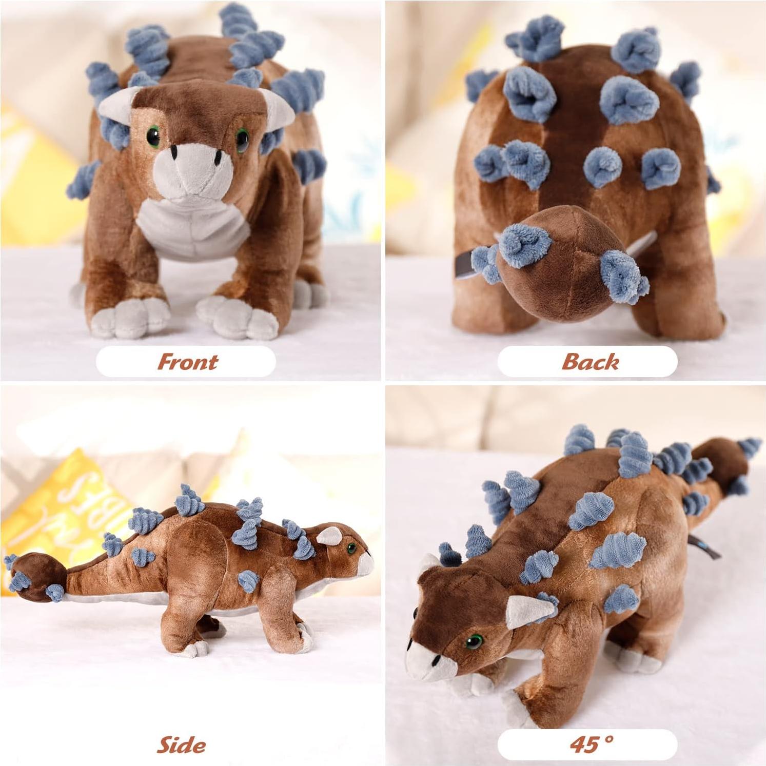 Juguete de Peluche Anquilosaurio 45 cm AULUDA - Suave y Abrazable