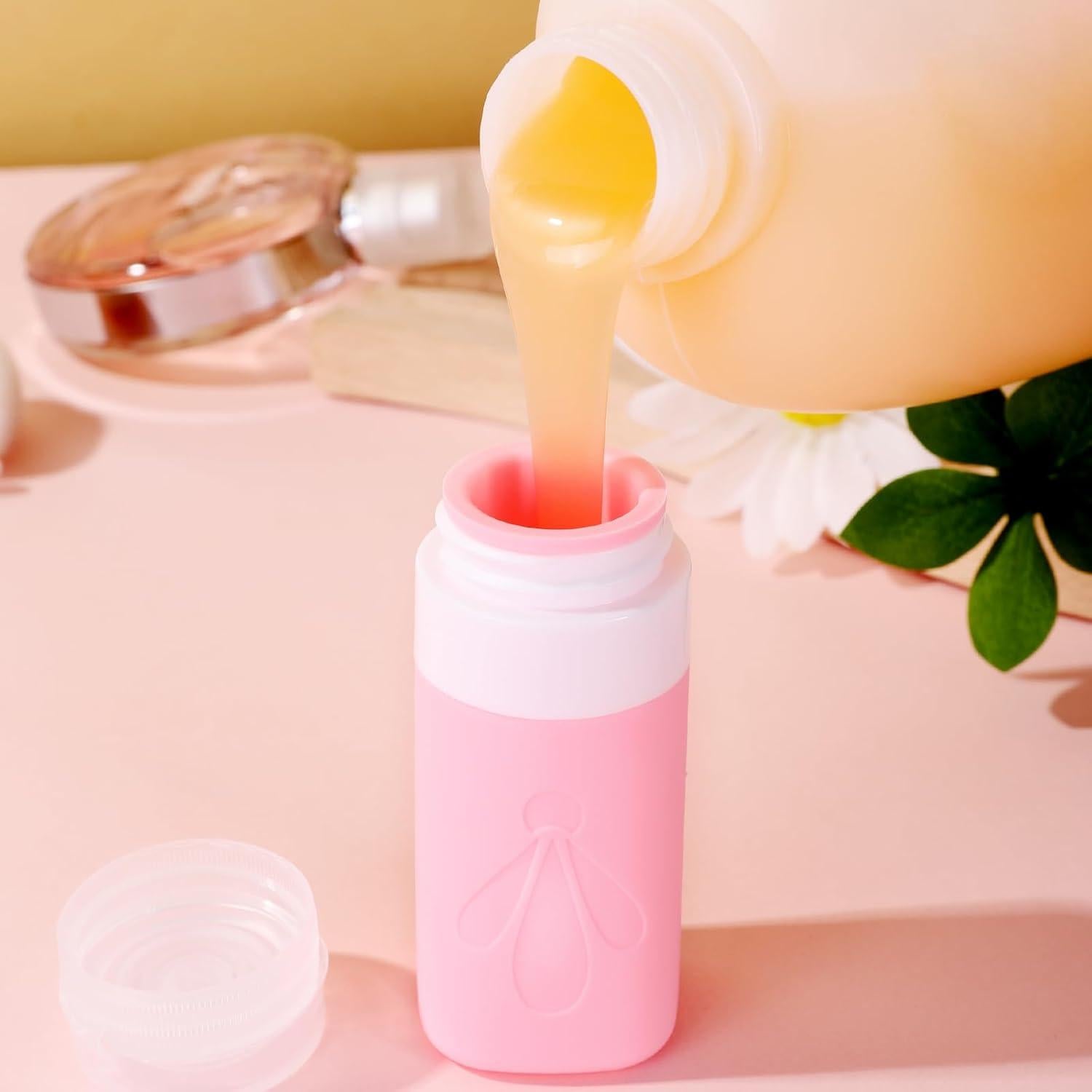 Botellas de Viaje INSFIT 60ml A Prueba de Fugas - 5 Unidades