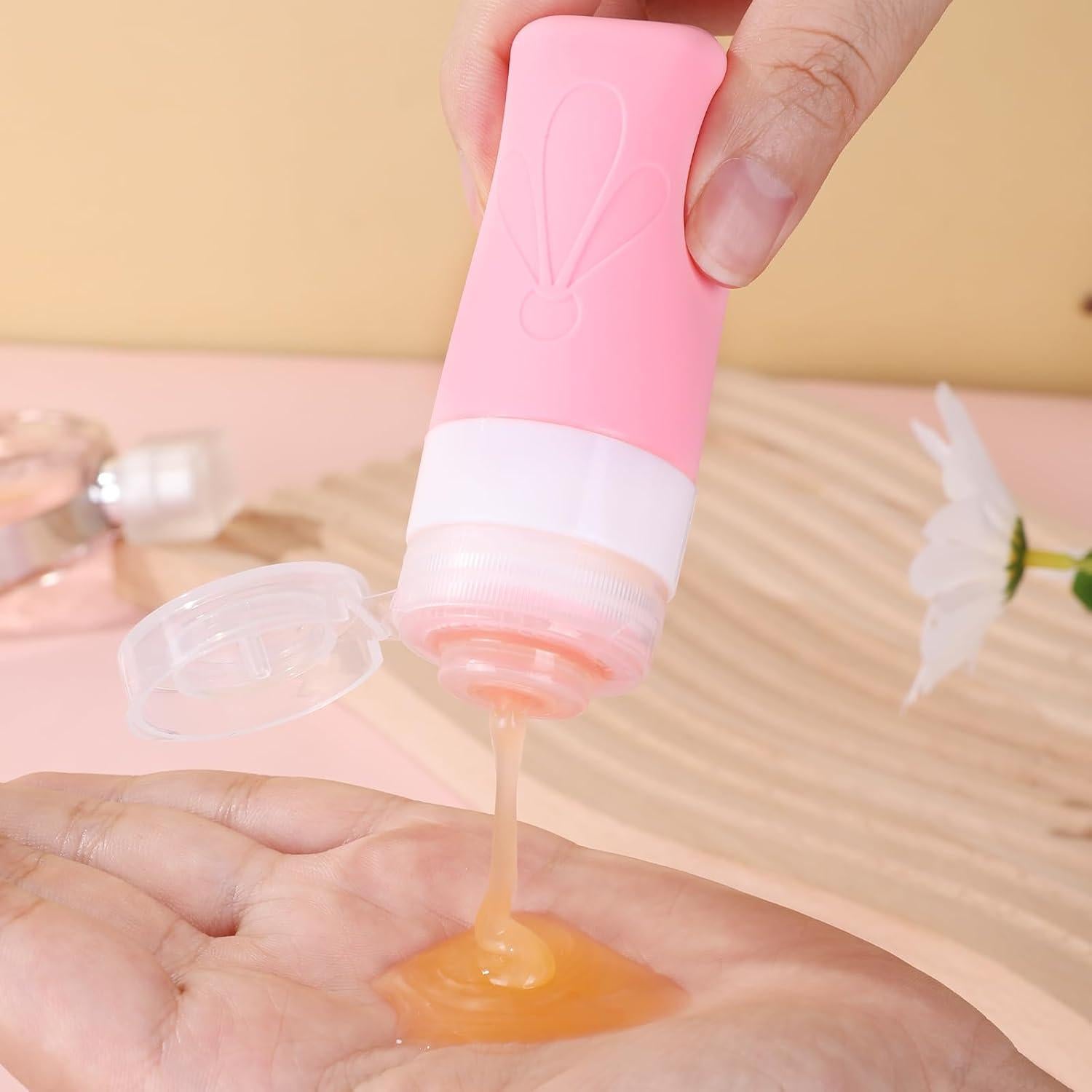 Botellas de Viaje INSFIT 60ml A Prueba de Fugas - 5 Unidades