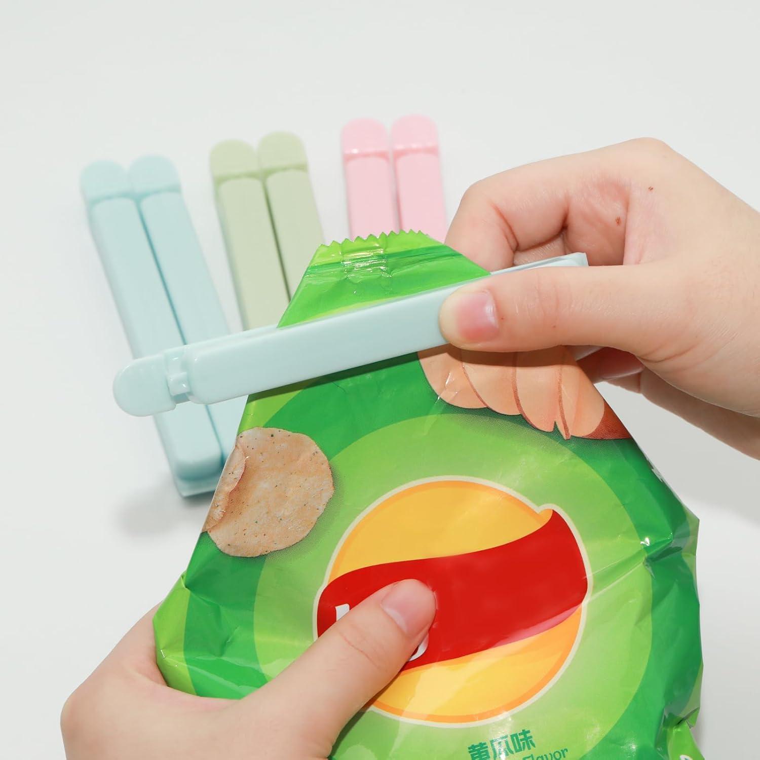 15 Clips de Sellado de Plástico para Alimentos 11.94 cm