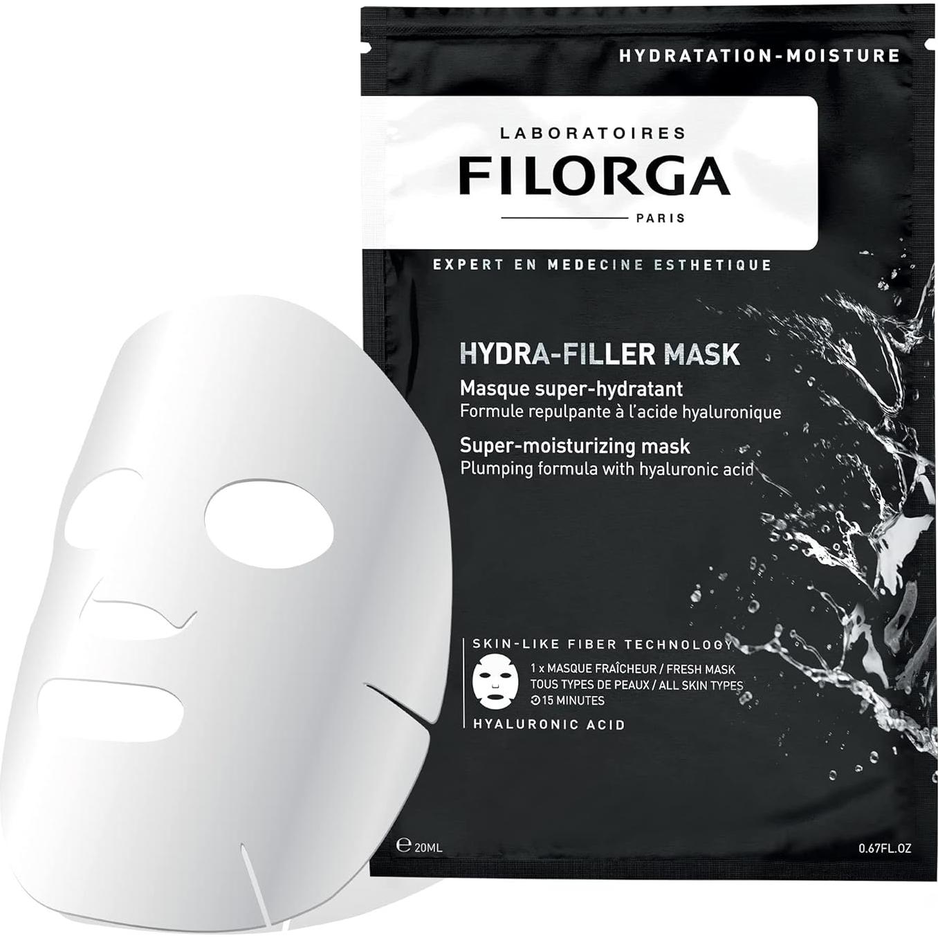 Máscara Facial Hidratante Filorga Hydra-Filler 1 Unidad 13.59x19.99cm