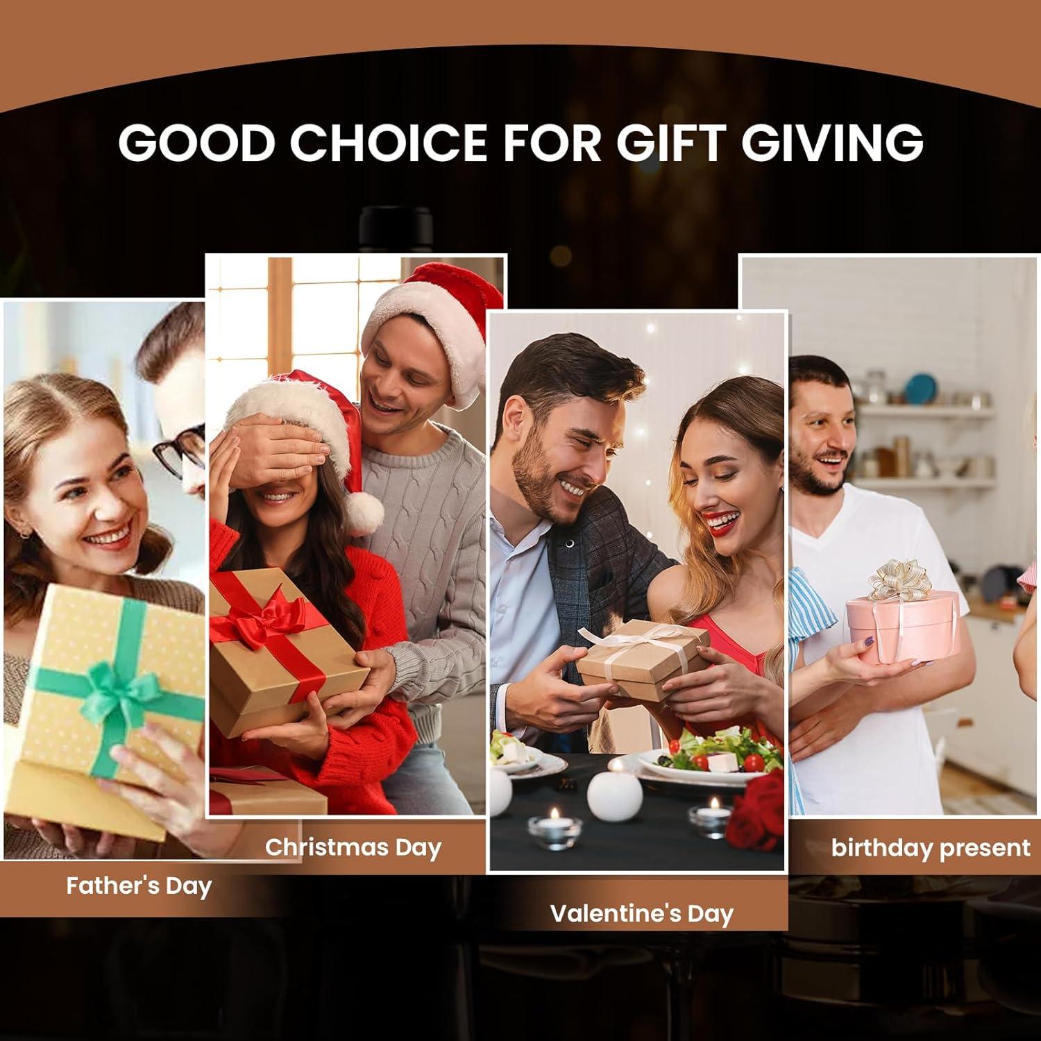 Abridor de Vino Eléctrico Recargable BLUBYEES 4-en-1 Negro/Dorado