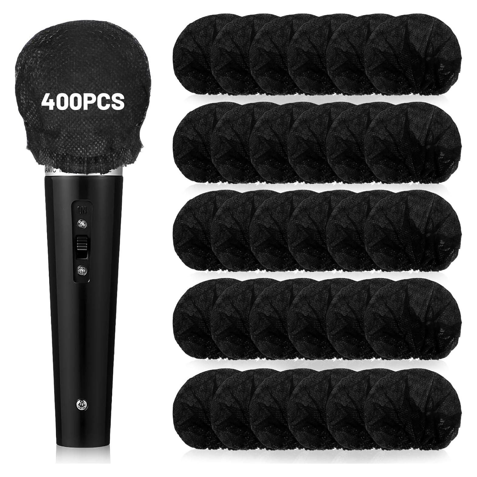 400 Fundas Desechables para Micrófono WLLHYF - Higiénicas y Seguras