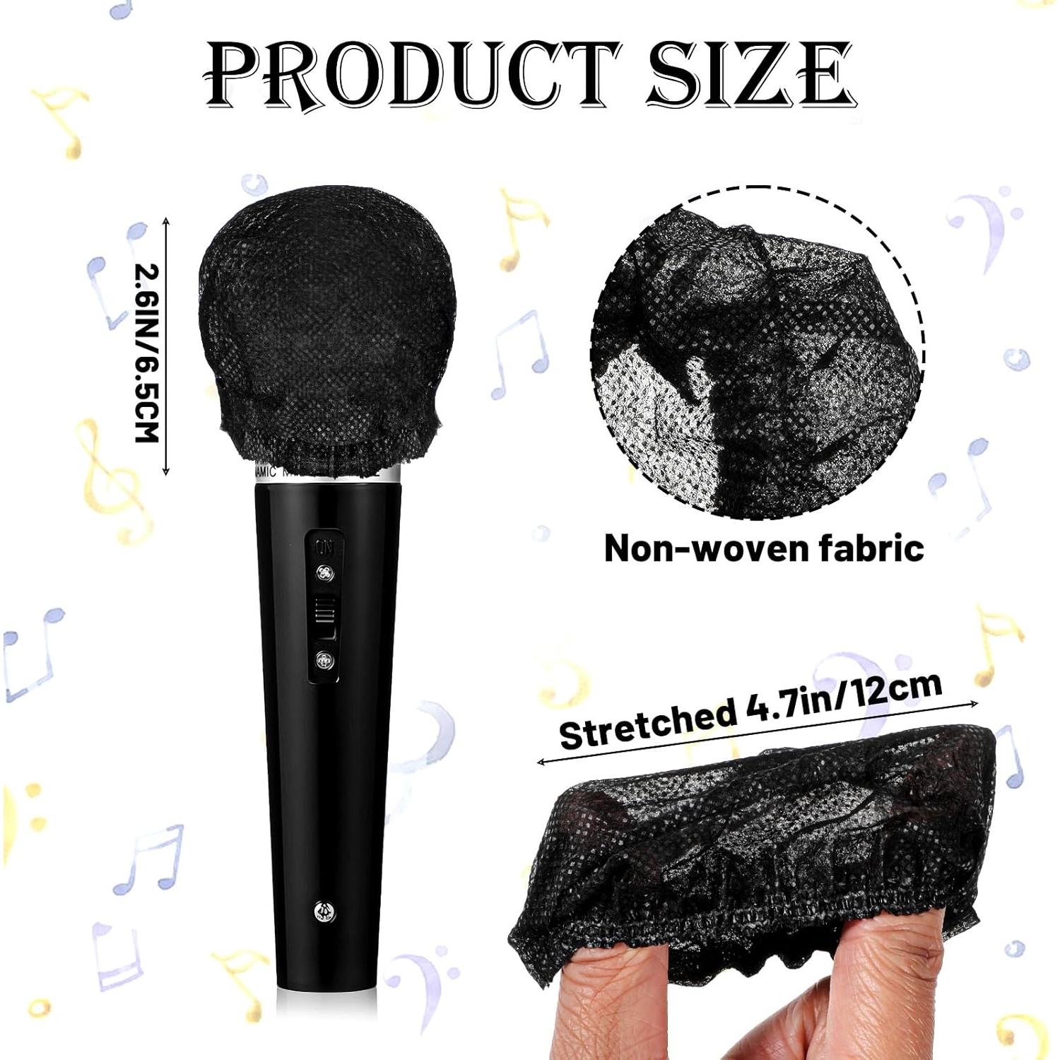 400 Fundas Desechables para Micrófono WLLHYF - Higiénicas y Seguras