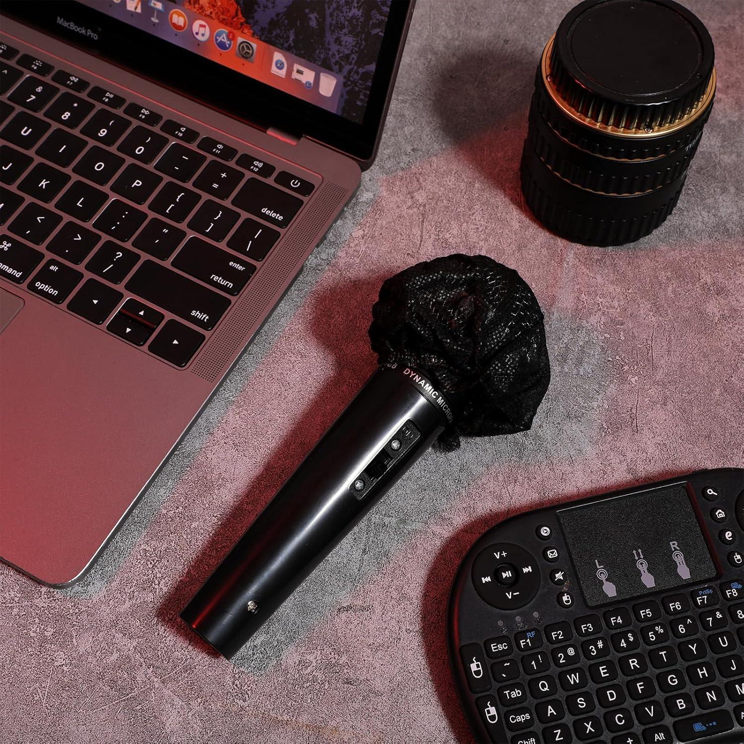 400 Fundas Desechables para Micrófono WLLHYF - Higiénicas y Seguras