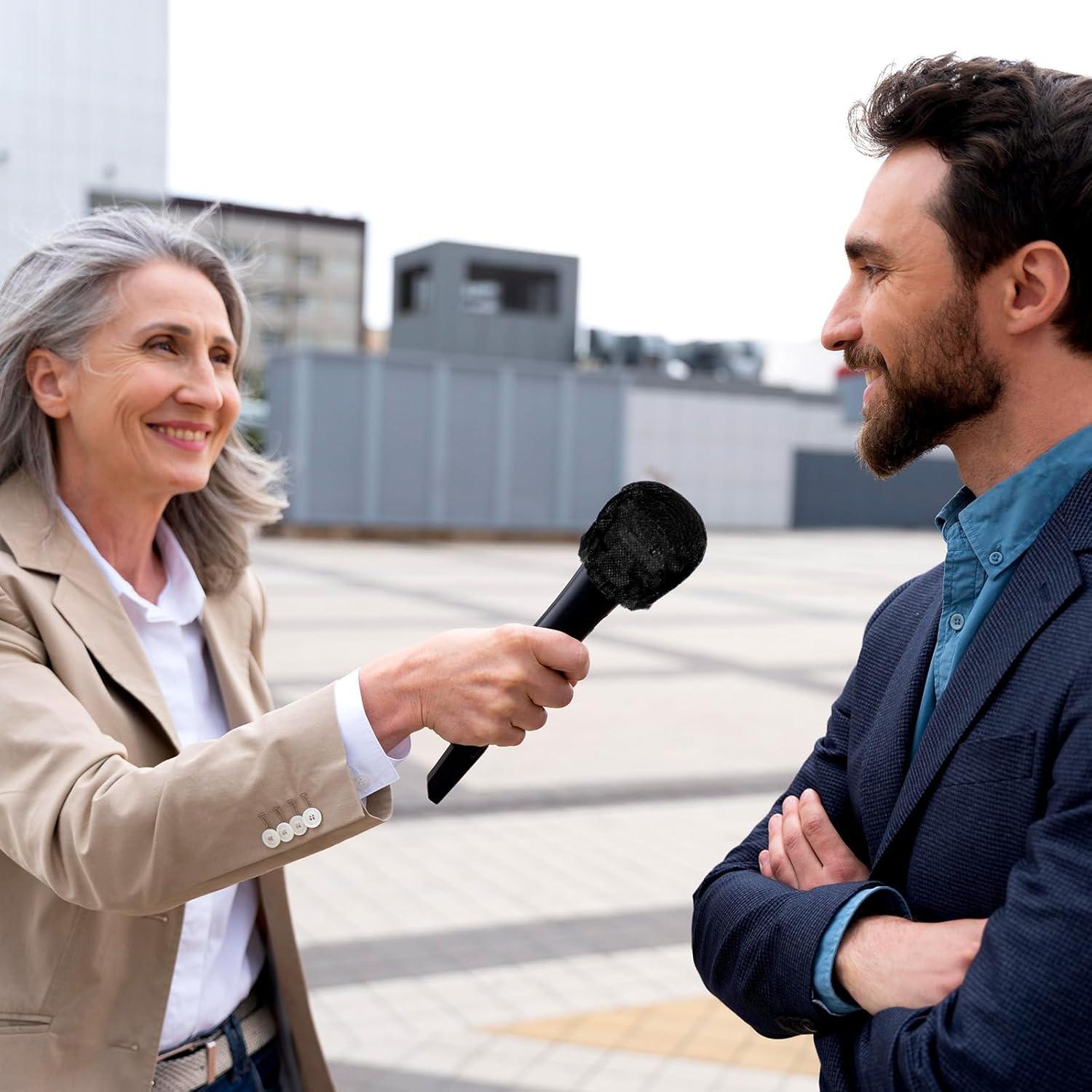 400 Fundas Desechables para Micrófono WLLHYF - Higiénicas y Seguras