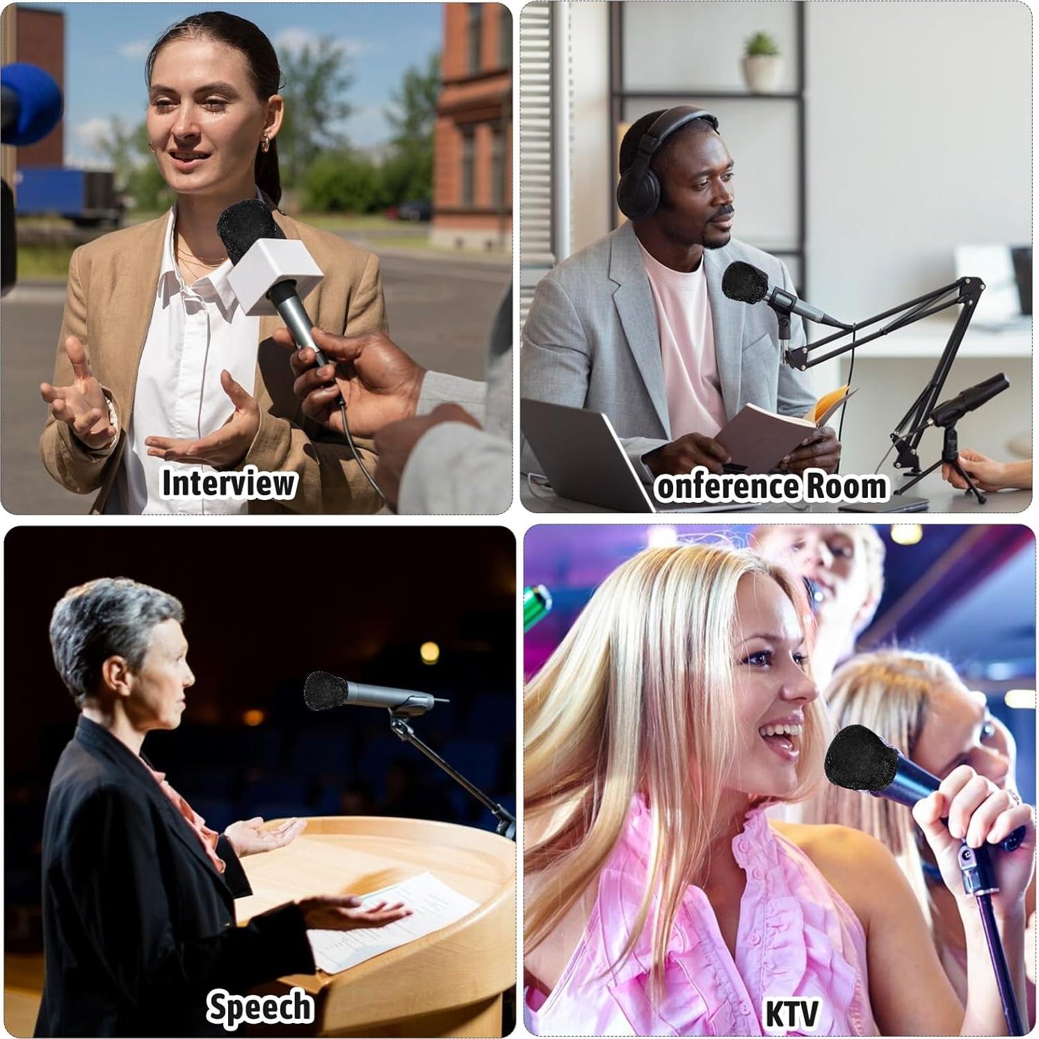 400 Fundas Desechables para Micrófono WLLHYF - Higiénicas y Seguras