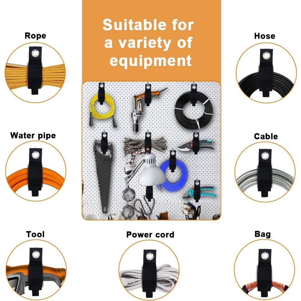6 PCS Soporte de Cable Kadden Nylon Organizador 22 kg