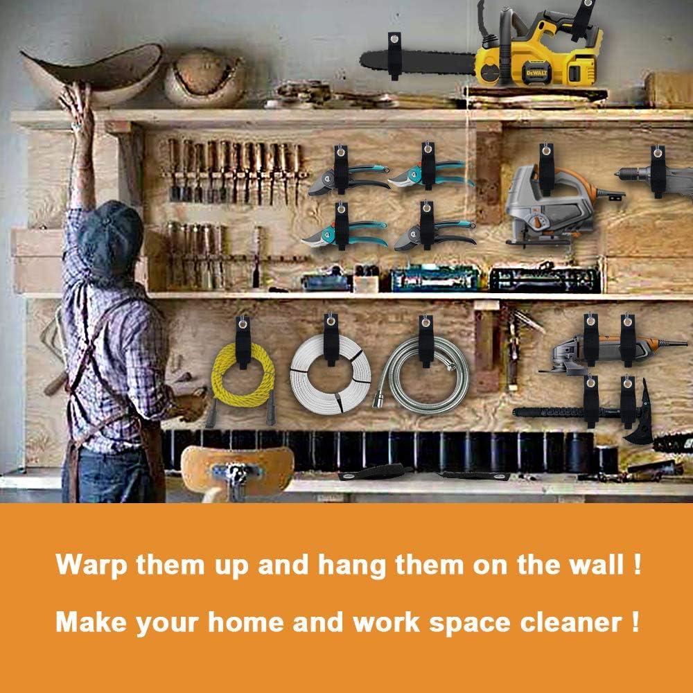 6 PCS Soporte de Cable Kadden Nylon Organizador 22 kg