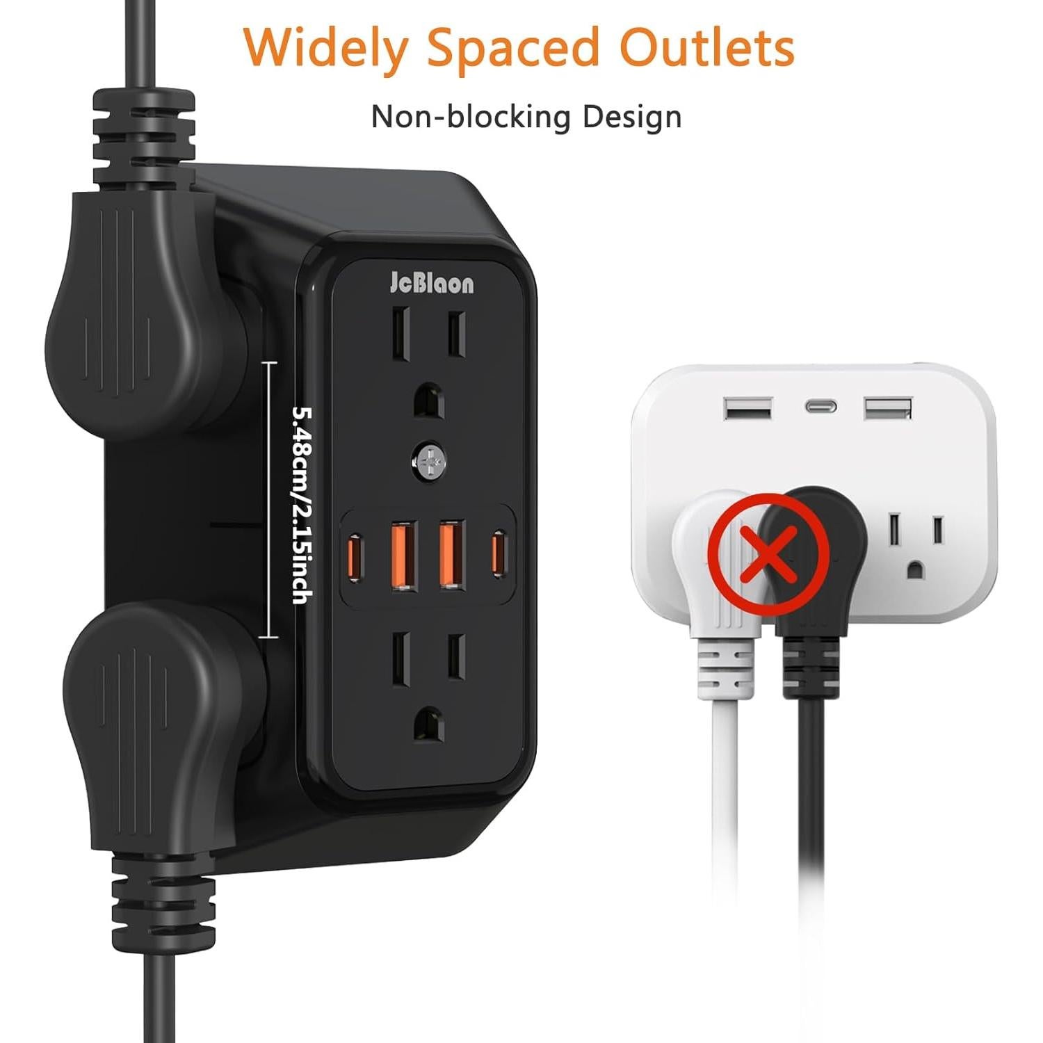 Cargador de Pared USB ZHONGSHAN 6 Salidas 4 Puertos USB