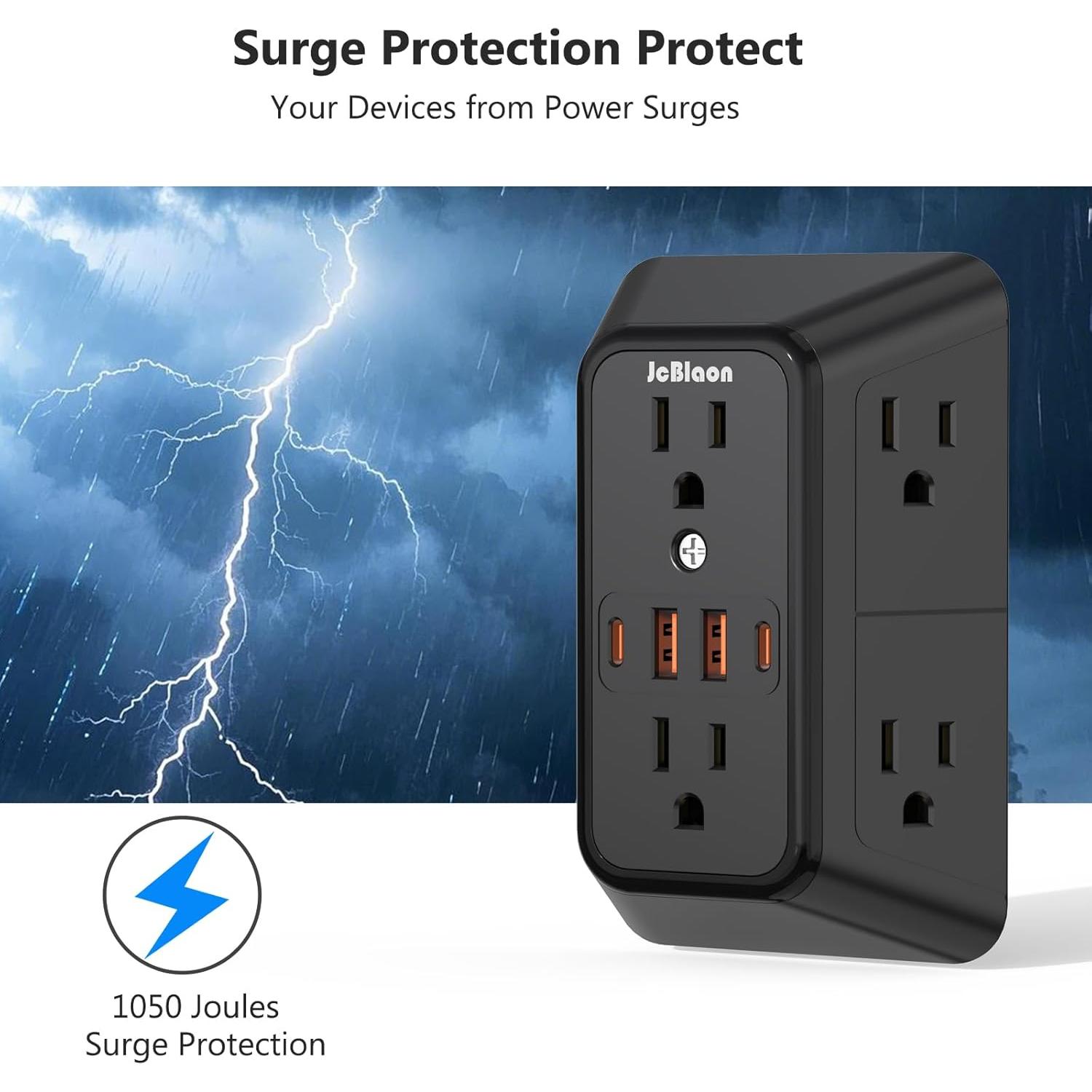 Cargador de Pared USB ZHONGSHAN 6 Salidas 4 Puertos USB